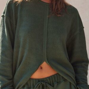 Free People emerald green Violet set